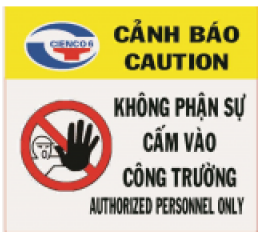 Biển báo công trình